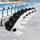 Pool Cover Roller Attachment Straps Kit 8PCS for Swimming Solar Pool