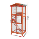 i.Pet Bird Cage Wooden Pet Cages Aviary Large Carrier Travel Canary Cockatoo Parrot XL