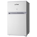 Glacio 90L Portable Fridge Bar Freezer Cooler Upright 12V/24V/240V Caravan Car Silver