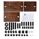 Display Shelves Bookshelf Pipe Shelf Rustic Industrial Floating Wall Shelves DIY Brackets