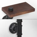 1X Wall Shelves Paper Holder Industrial Pipe Shelf DIY Vintage Brackets