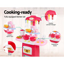Keezi Kids Kitchen and Trolley Playset - Red