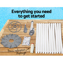 10m Swimming Pool Hose Cleaner - Grey