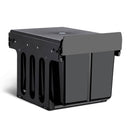 2x15L Pull Out Bin - Black
