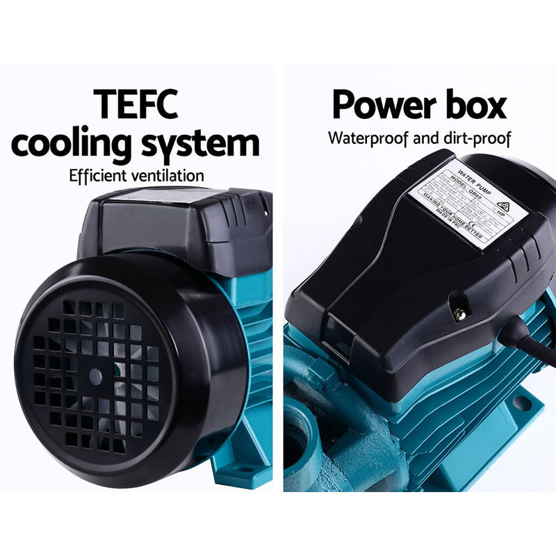 Peripheral Water Pump Clean Garden Farm Rain Tank Irrigation Electric QB60