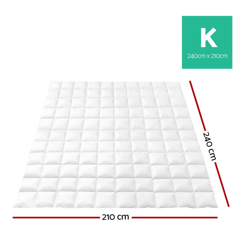 Giselle Bedding King Size Goose Down Quilt