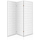 3 Panel Wooden Room Divider - White