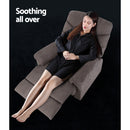 Recliner Chair Luxury Lounge Sofa Chairs Foam Padded Suede Fabric Armchair Couch Brown