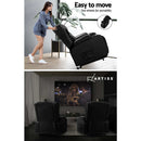 Electric Recliner Chair Lift Heated Massage Chairs Lounge Sofa Leather
