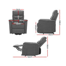 Recliner Lift Chair Adjustable Armchair Luxury Lounge Padded Sofa Single