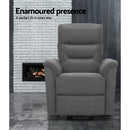 Recliner Lift Chair Adjustable Armchair Luxury Lounge Padded Sofa Single
