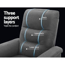 Recliner Lift Chair Adjustable Armchair Luxury Lounge Padded Sofa Single