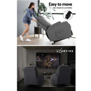 Electric Massage Chair Recliner Sofa Lift Motor Armchair Heating Fabric