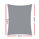Sun Shade Sail Cloth Shadecloth Outdoor Canopy Rectangle 280gsm 4x5m