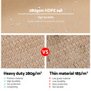 Sun Shade Sail Cloth Shadecloth Outdoor Canopy 5x5x7m 280gsm