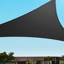 Sun Shade Sail Canopy Triangle 280gsm 5x5x5m Black