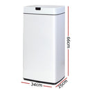45L Sensor Bin White