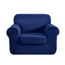 2-piece Sofa Cover Elastic Stretch Couch Covers Protector 1 Steater Navy