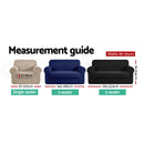 2-piece Sofa Cover Elastic Stretch Couch Covers Protector 3 Steater Sand