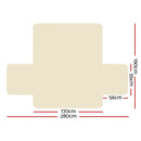 Sofa Cover Quilted Couch Covers Lounge Protector Slipcovers 3 Seater Khaki