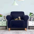 Sofa Cover Elastic Stretchable Couch Covers Navy 1 Seater