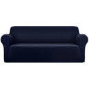 Sofa Cover Elastic Stretchable Couch Covers Navy 4 Seater