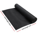 50% Sun Shade Cloth Shadecloth Sail Roll Mesh 1.83x10m 100gsm Black