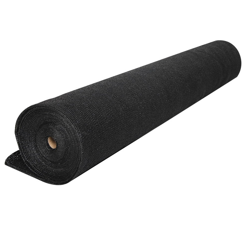 70% Sun Shade Cloth Shadecloth Sail Roll Mesh 1.83x10m 175gsm Black