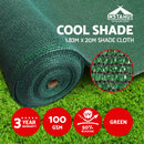 50% Sun Shade Cloth Shadecloth Sail Roll Mesh 1.83x20m 100gsm Green