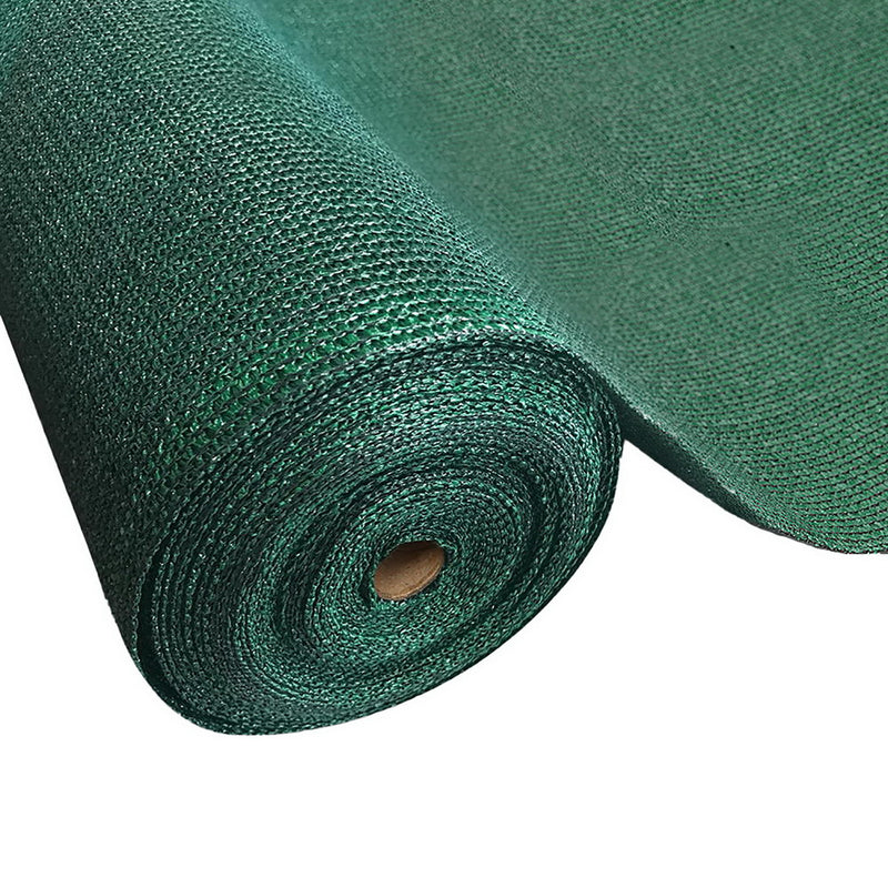 50% Sun Shade Cloth Shadecloth Sail Roll Mesh 3.66x10m 100gsm Green