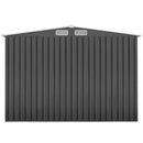 2.02 x 3.89m Metal Shed - Grey