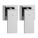 9'' Rain Shower Head Taps Round Handheld High Pressure Wall Chrome