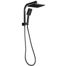 8'' Rain Shower Head Set Square Handheld High Pressure Wall Black