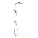 10'' Rain Shower Head Set Round Handheld High Pressure Wall Chrome