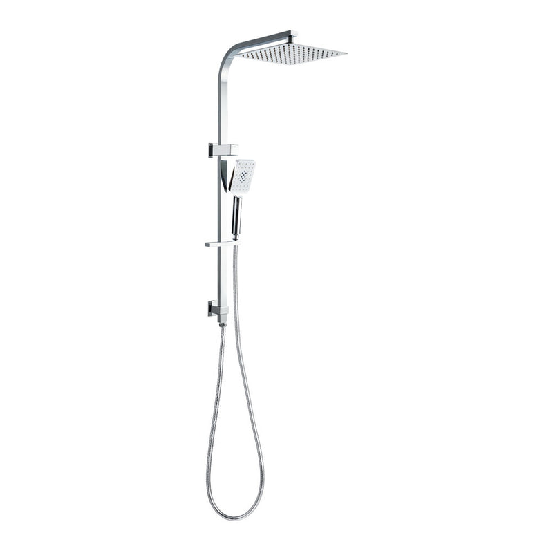 10'' Rain Shower Head Set Round Handheld High Pressure Wall Chrome