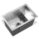 Stainless Steel Kitchen Sink 450X300MM Under/Topmount Sinks Laundry Bowl Silver
