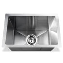 Stainless Steel Kitchen Sink 450X300MM Under/Topmount Sinks Laundry Bowl Silver