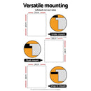 Stainless Steel Kitchen Sink 450X300MM Under/Topmount Sinks Laundry Bowl Silver