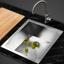 Stainless Steel Kitchen Sink 390X450MM Under/Topmount Sinks Laundry Bowl Silver
