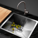 Stainless Steel Kitchen Sink 440X440MM Under/Topmount Sinks Laundry Bowl Silver