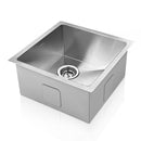 Stainless Steel Kitchen Sink 510X450MM Under/Topmount Sinks Laundry Bowl Silver