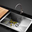 Stainless Steel Kitchen Sink 510X450MM Under/Topmount Sinks Laundry Bowl Silver