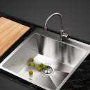 Stainless Steel Kitchen Sink 530X500MM Under/Topmount Sinks Laundry Bowl Silver