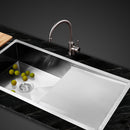 Stainless Steel Kitchen Sink 960X450MM Under/Topmount Sinks Laundry Bowl Silver