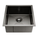 Stainless Steel Kitchen Sink 440X440MM Under/Topmount Sinks Laundry Bowl Black