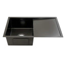 Stainless Steel Kitchen Sink 750X450MM Under/Topmount Sinks Laundry Bowl Black