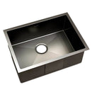 Stainless Steel Kitchen Sink 600X450MM Under/Topmount Sinks Laundry Bowl Black