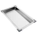 Stainless Steel Sink 425X250MM Colander Kitchen Draining Tray Strainer Silver
