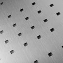 Stainless Steel Sink 425X425MM Colander Kitchen Draining Tray Strainer Silver