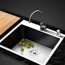 Stainless Steel Kitchen Sink 550X450MM Under/Topmount Sinks Laundry Bowl Silver